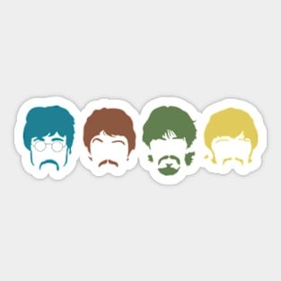 Retro Music Album Sticker